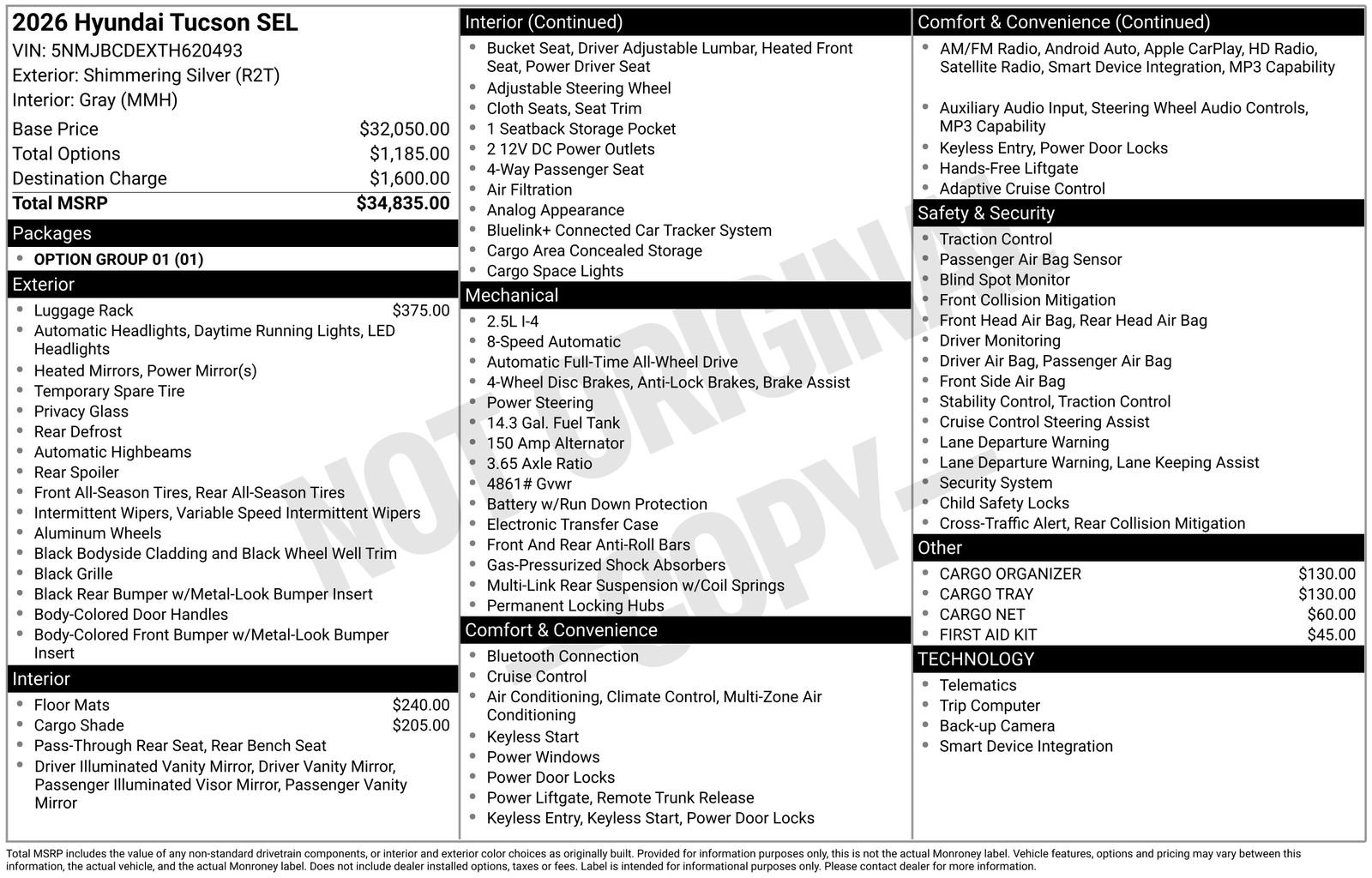 New 2026 Hyundai Tucson SEL image 9