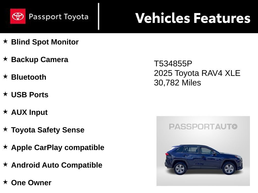 Used 2025 Toyota RAV4 XLE AWD/4WD image 10