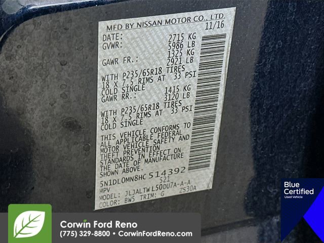 Used 2017 INFINITI QX60 FWD w/ Premium Plus Package image 38