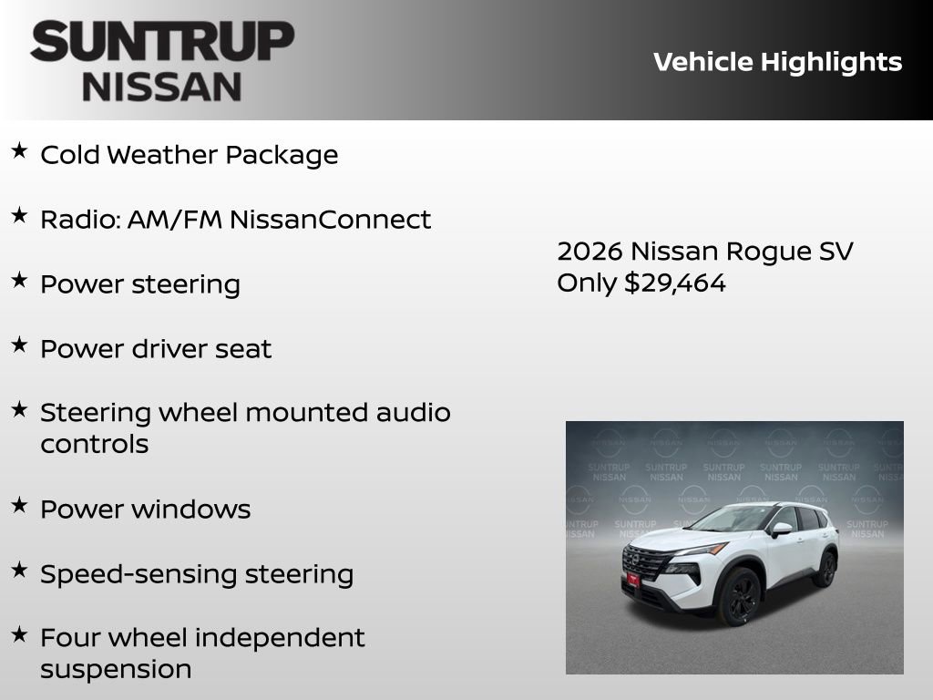 New 2026 Nissan Rogue SV AWD/4WD image 8