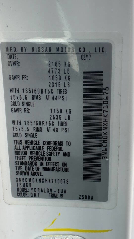 Used 2017 Nissan NV200 SV w/ Back Door Glass Package image 16