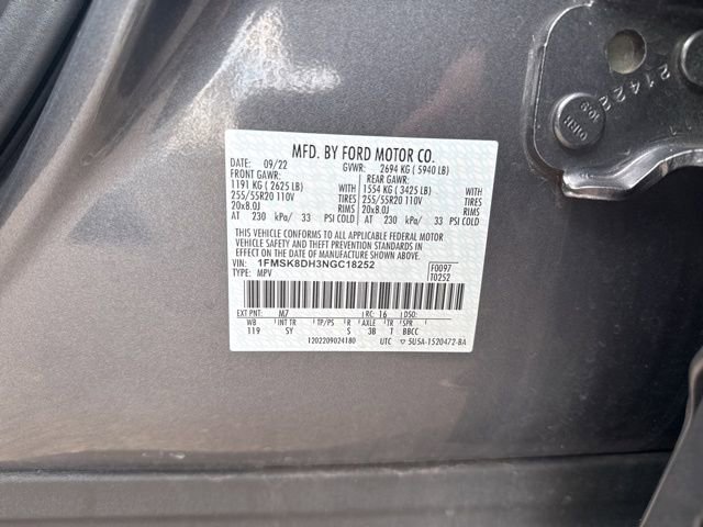Certified 2022 Ford Explorer XLT w/ Equipment Group 202A image 9