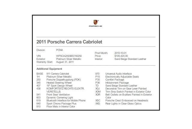 Used 2011 Porsche 911 Carrera RWD image 5