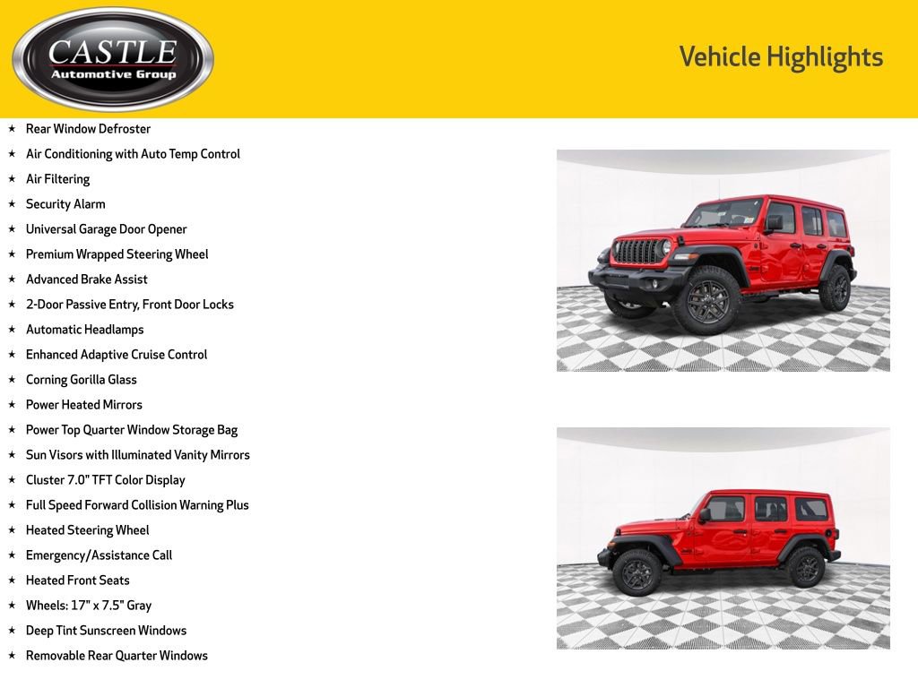 New 2026 Jeep Wrangler Sport S image 6