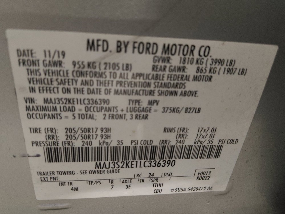 Used 2020 Ford EcoSport Titanium FWD image 33