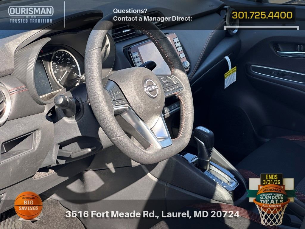 New 2025 Nissan Versa SR w/ Trunk Package image 11