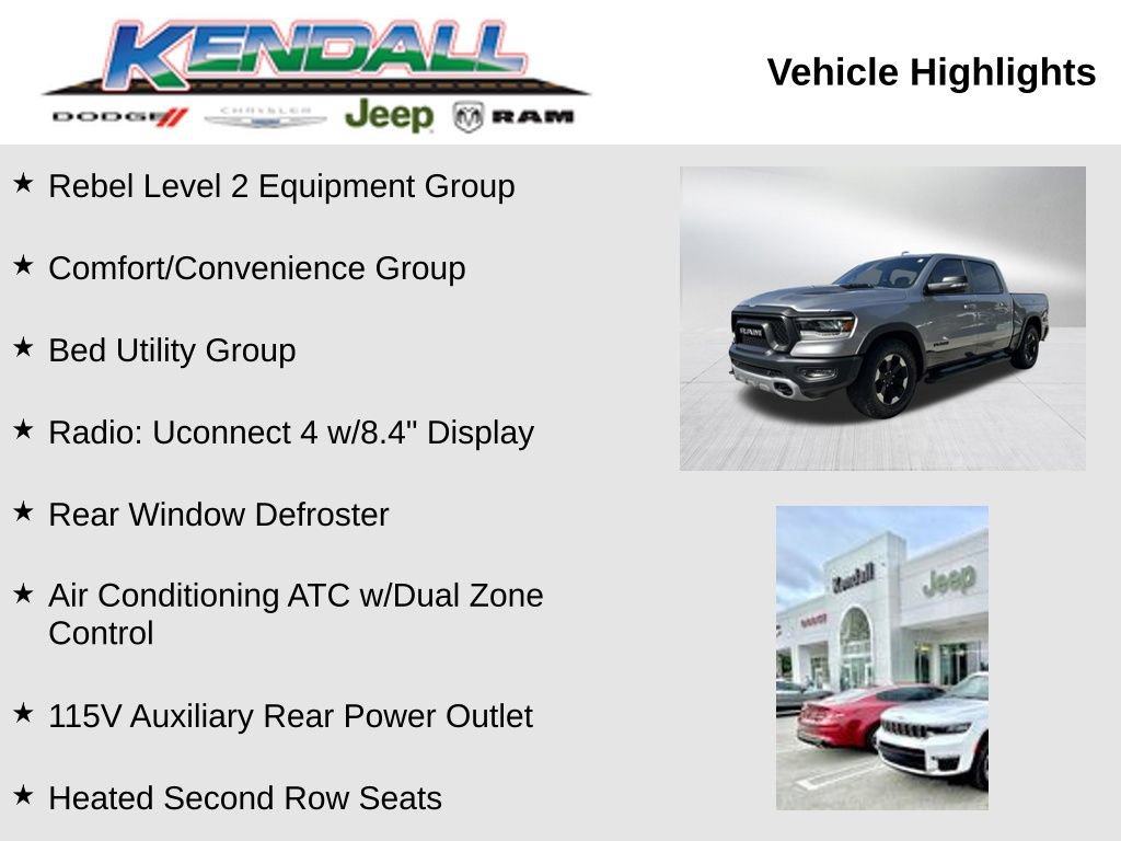Used 2021 RAM 1500 Rebel w/ Rebel Level 2 Equipment Group AWD/4WD image 3