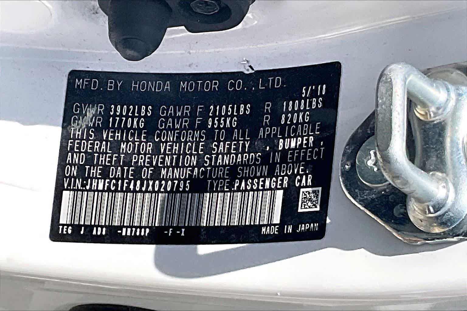 Used 2018 Honda Civic EX-T image 18