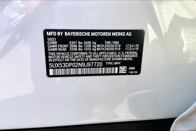 Used 2022 BMW X3 xDrive30i w/ Convenience Package image 30