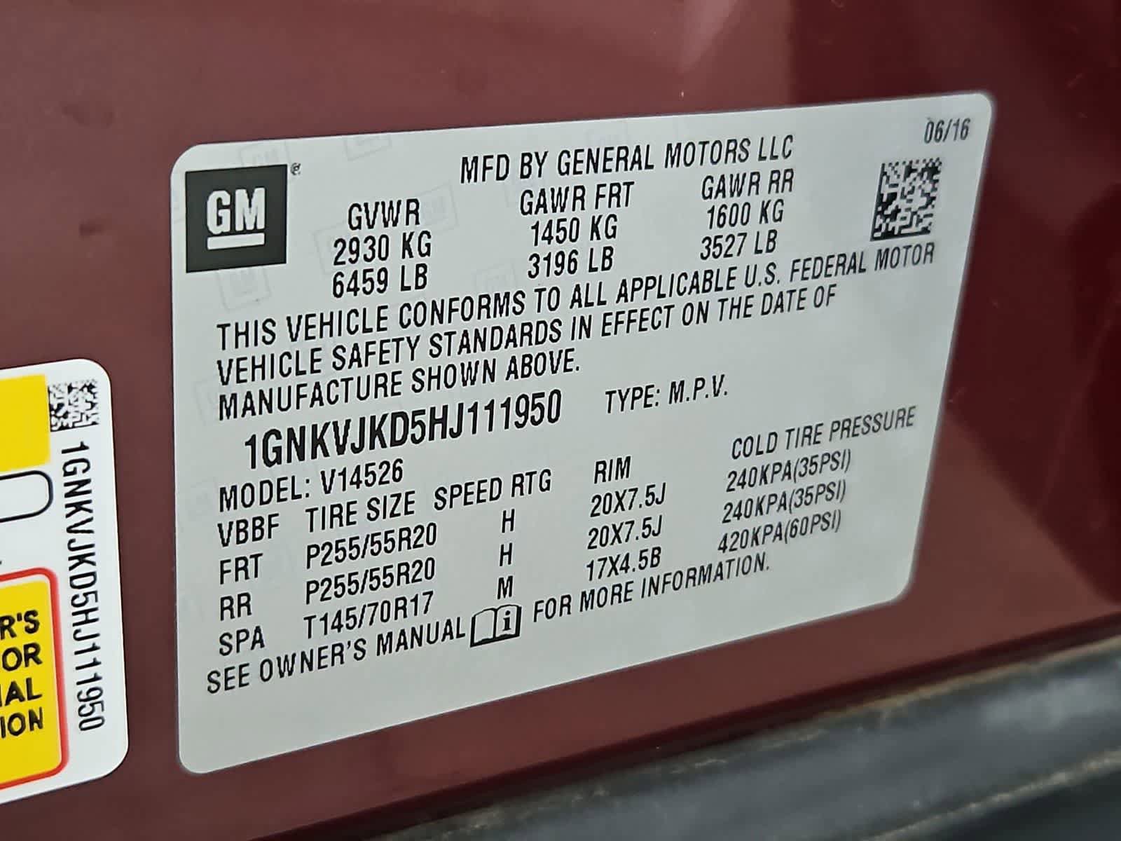 Used 2017 Chevrolet Traverse Premier w/ LPO, 'HIT The Road' Package AWD/4WD image 39