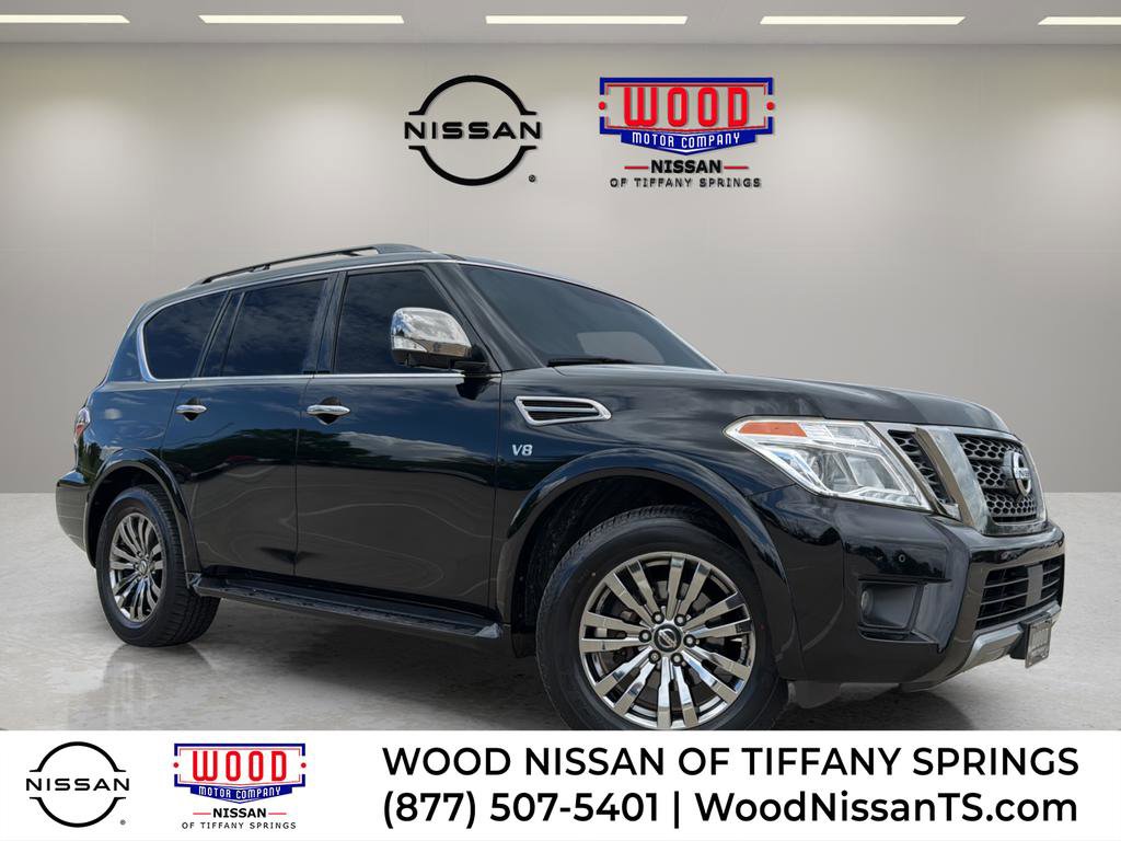 Used 2019 Nissan Armada Platinum w/ Captain's Chairs Package RWD image 1