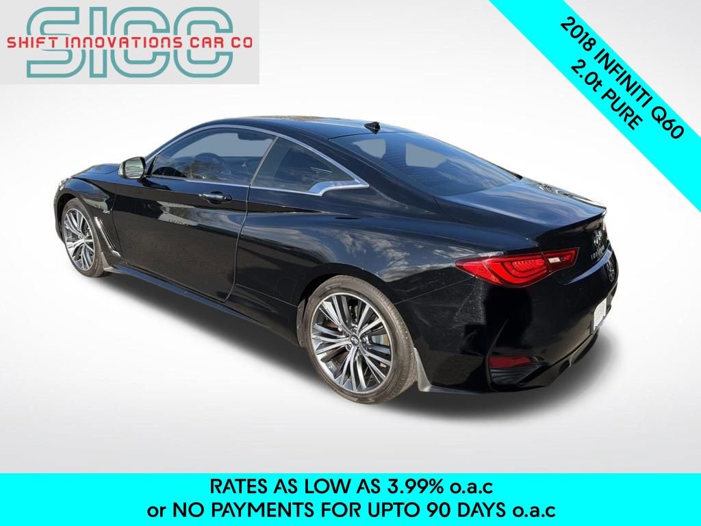Used 2018 INFINITI Q60 2.0t w/ Moonroof Package RWD image 4