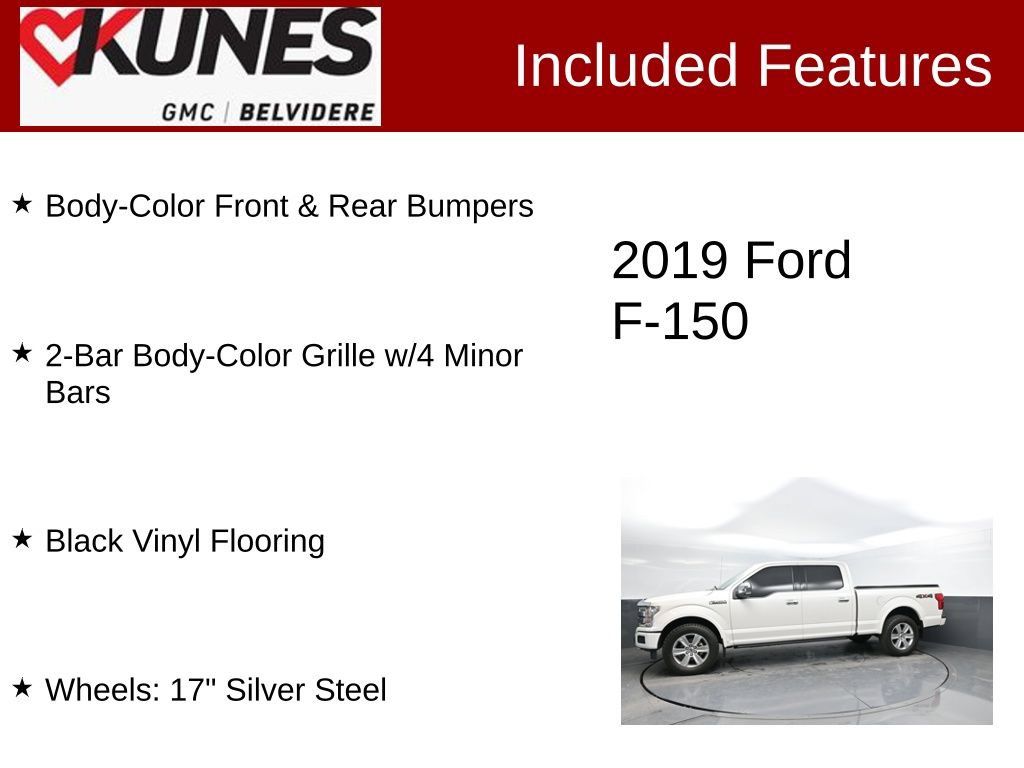 Used 2019 Ford F150 Platinum w/ Technology Package AWD/4WD image 2