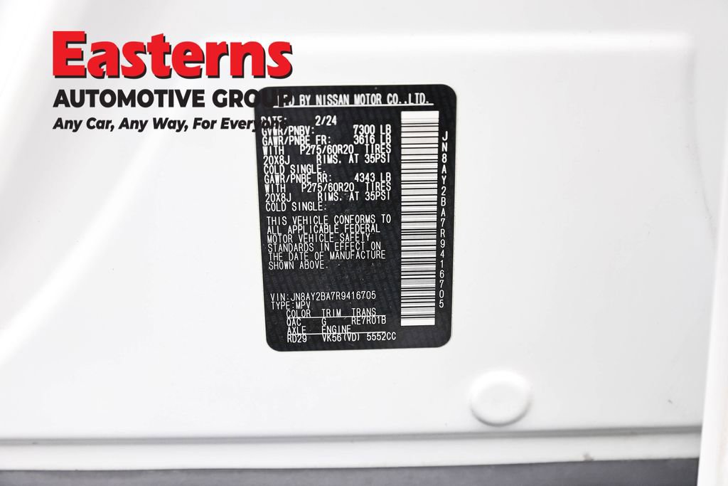 Used 2024 Nissan Armada SL w/ Captain's Chairs Package image 41