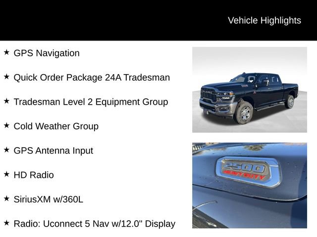 Used 2025 RAM 2500 Tradesman image 8