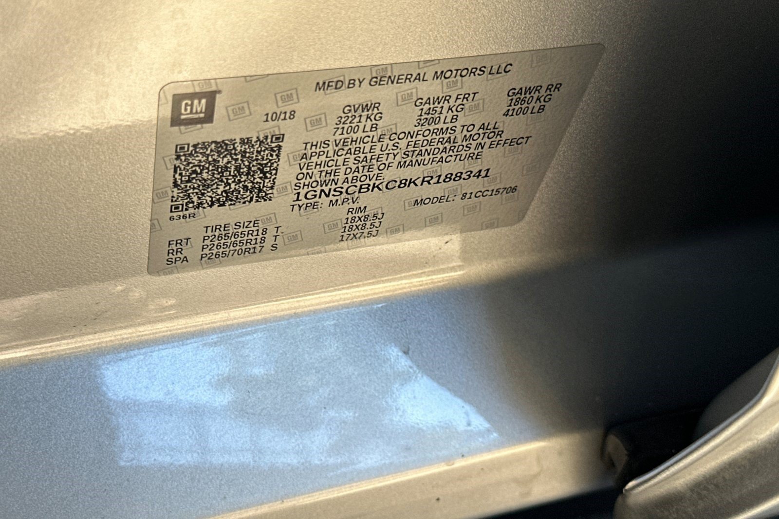 Used 2019 Chevrolet Tahoe LT RWD image 29