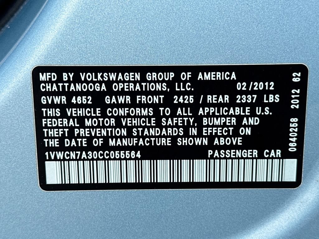Used 2012 Volkswagen Passat TDI SEL Premium FWD image 38