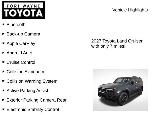 New 2027 Toyota Land Cruiser AWD/4WD image 8