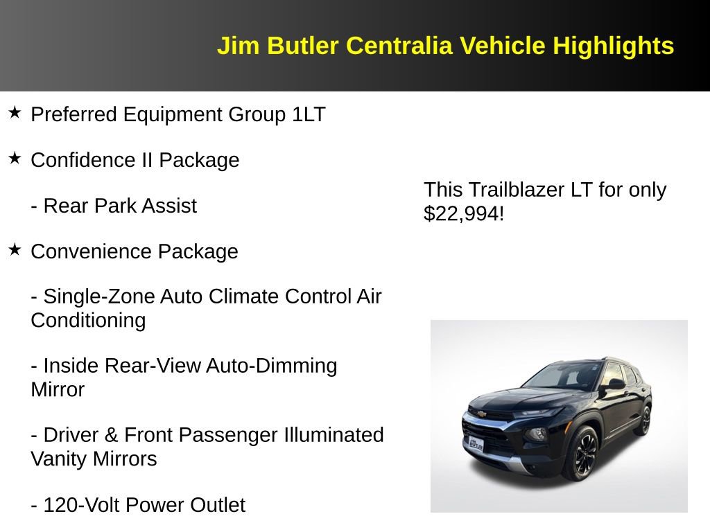 Used 2023 Chevrolet TrailBlazer LT w/ Convenience Package image 5