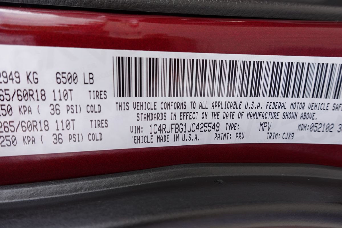 Used 2018 Jeep Grand Cherokee Limited AWD/4WD image 21