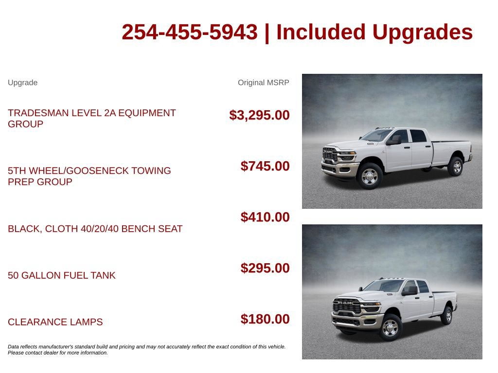 New 2026 RAM 3500 Tradesman AWD/4WD image 28