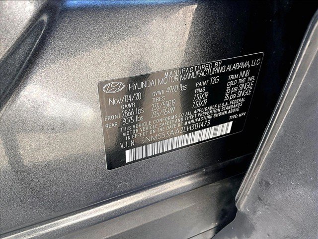 Used 2020 Hyundai Santa Fe Limited FWD image 30