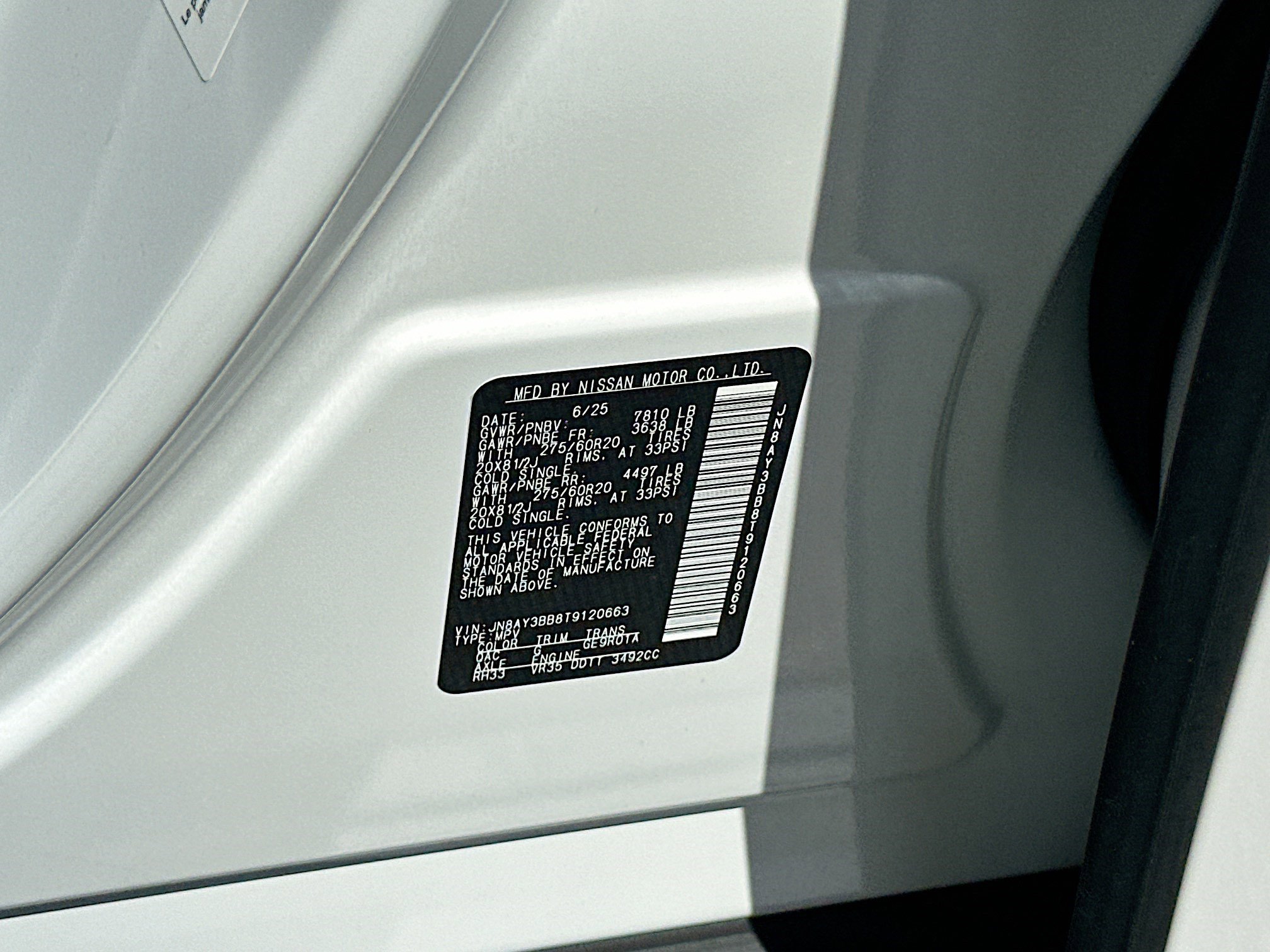 New 2026 Nissan Armada SL w/ Captain's Chari Seat Package image 20