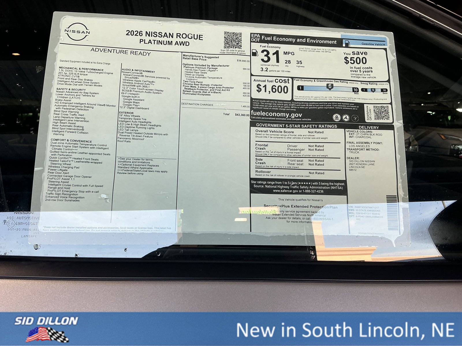 New 2026 Nissan Rogue Platinum w/ Platinum Premium Package image 13