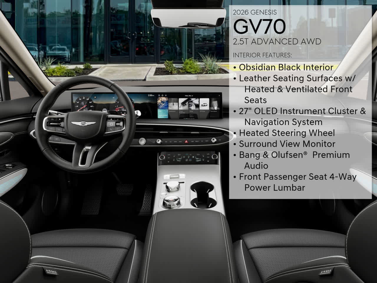 New 2026 Genesis GV70 2.5T Advanced image 17