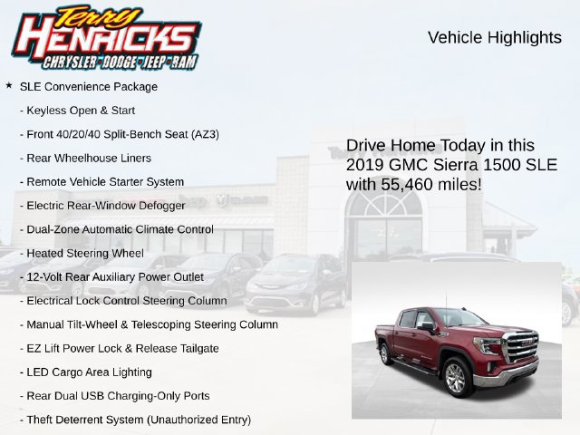Used 2019 GMC Sierra 1500 SLE AWD/4WD image 4