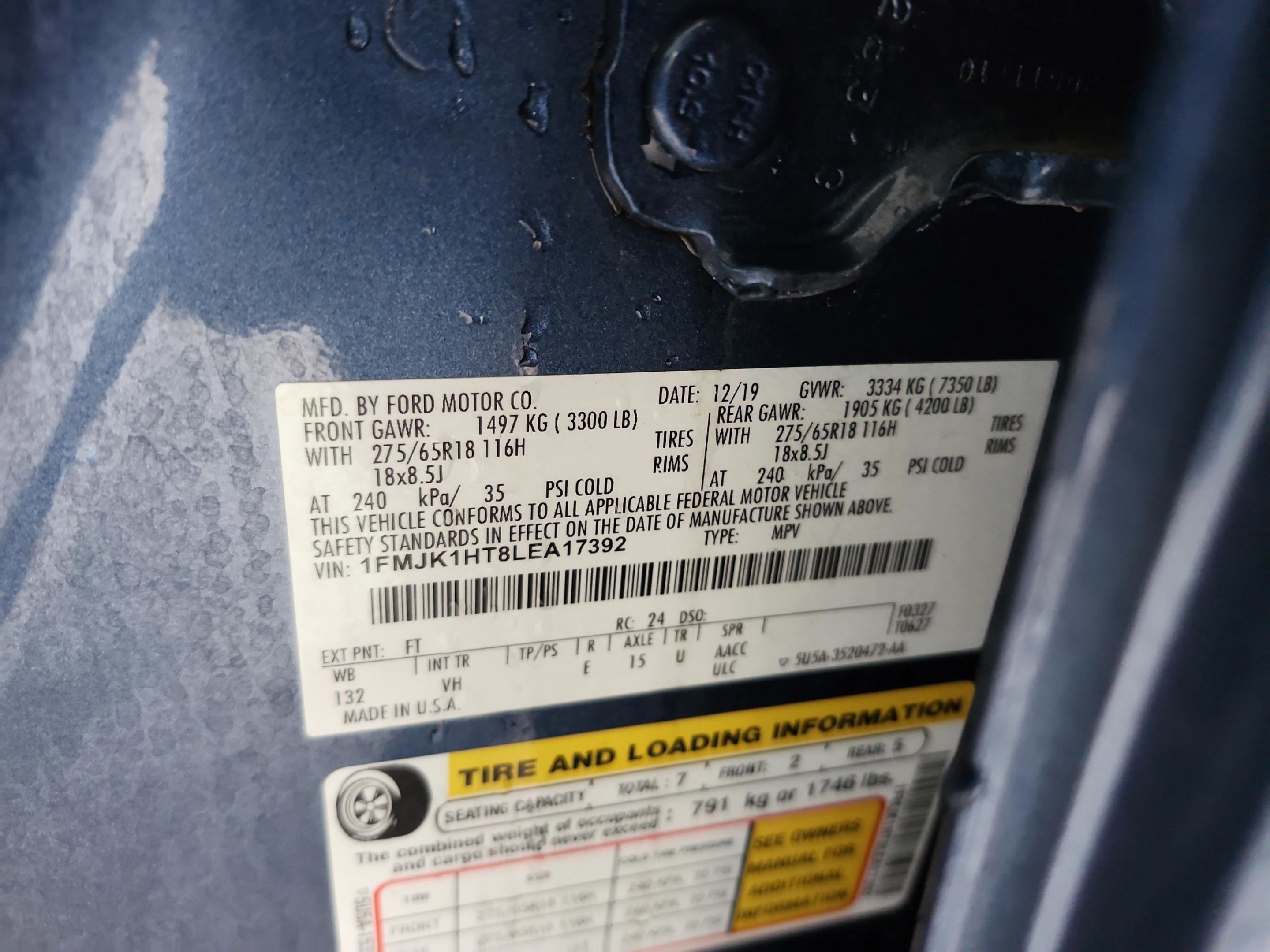 Used 2020 Ford Expedition Max XLT w/ Equipment Group 201A RWD image 22