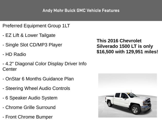 Used 2016 Chevrolet Silverado 1500 LT w/ True North Edition AWD/4WD image 16