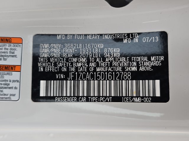 Used 2013 Subaru BRZ Limited w/ Popular Pkg 1B RWD image 36