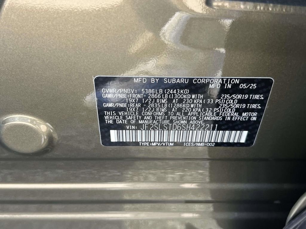 New 2025 Subaru Forester Touring image 11