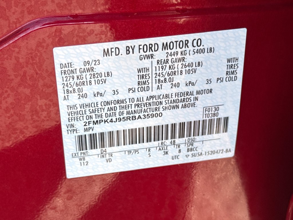 Used 2024 Ford Edge SEL w/ Convenience Package AWD/4WD image 29