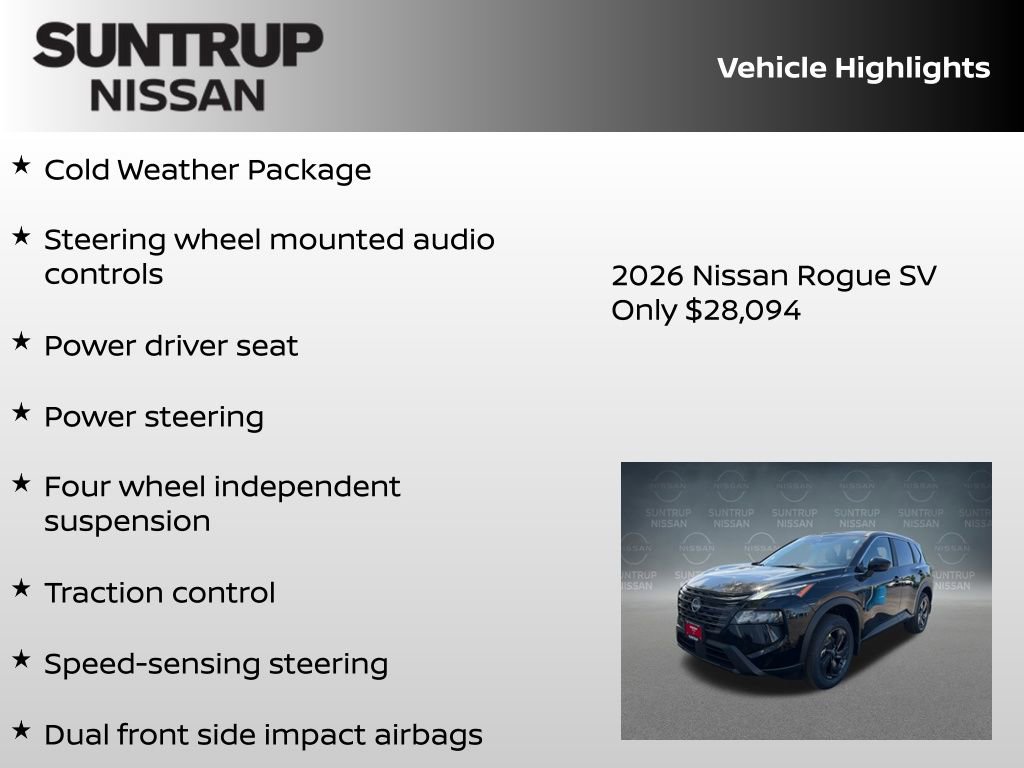 New 2026 Nissan Rogue SV FWD image 8