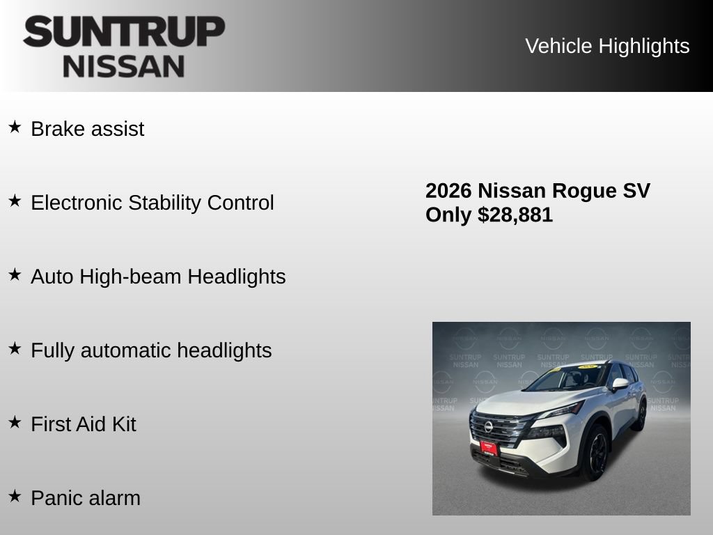 Used 2026 Nissan Rogue SV AWD/4WD image 38