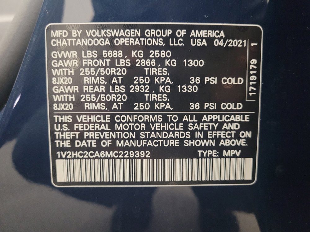 Used 2021 Volkswagen Atlas Cross Sport SE AWD/4WD image 33