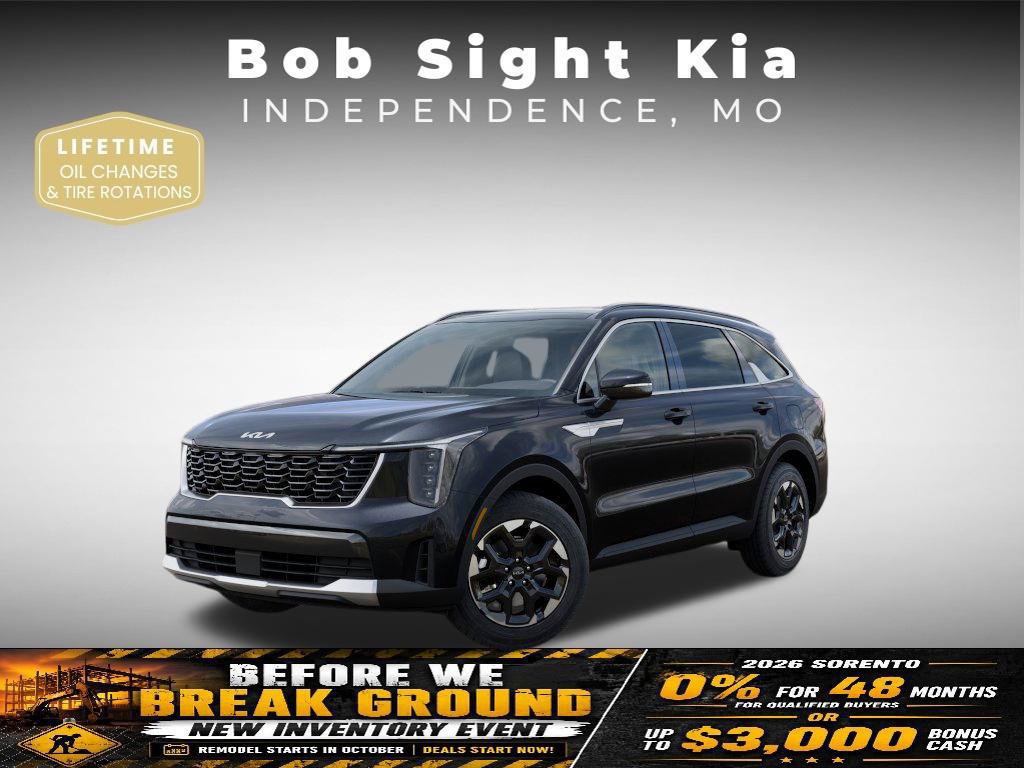 New 2026 Kia Sorento S w/ S Panoramic Sunroof Package