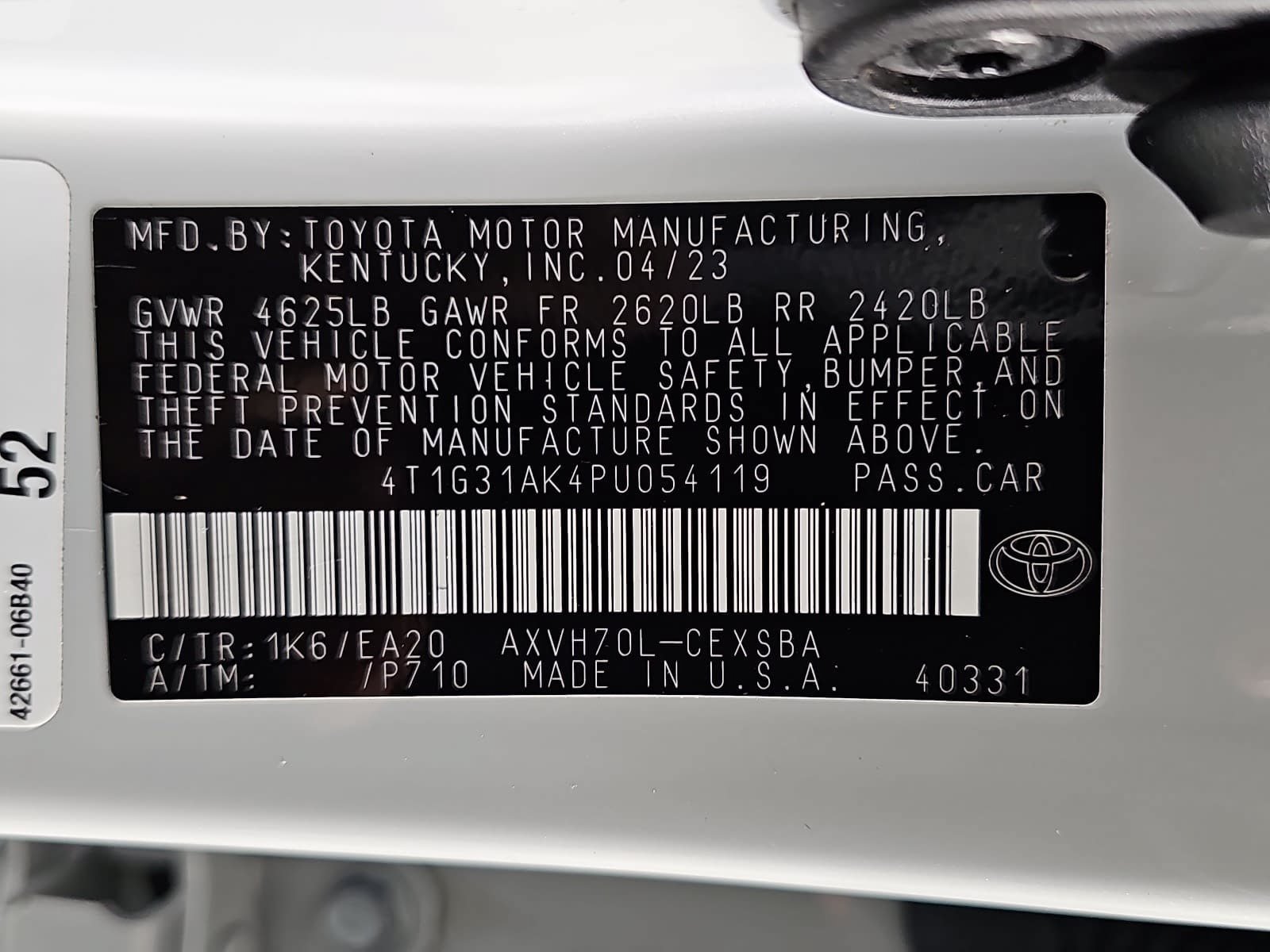 Used 2023 Toyota Camry SE FWD image 30