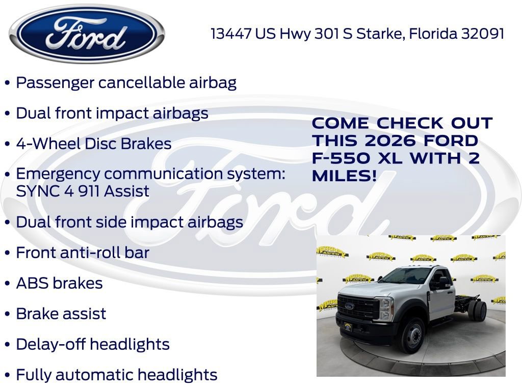 New 2026 Ford F550 4x4 Regular Cab Super Duty image 25
