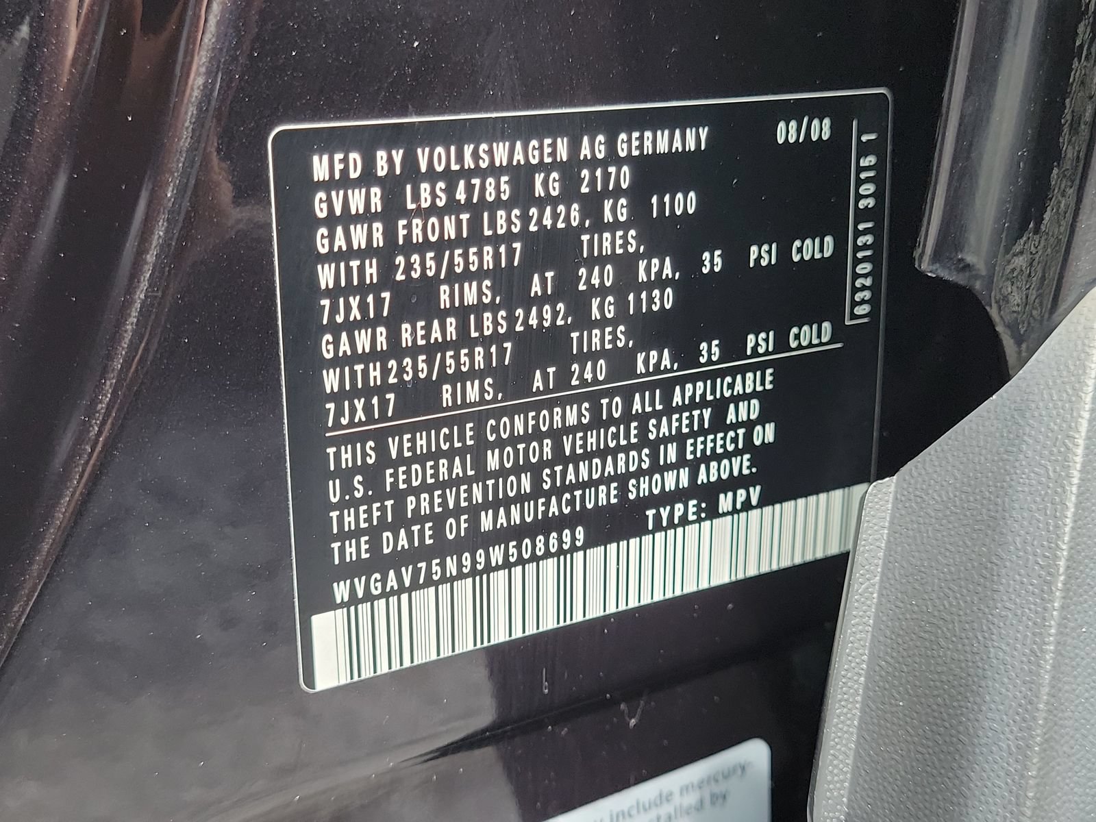 Used 2009 Volkswagen Tiguan S FWD image 30