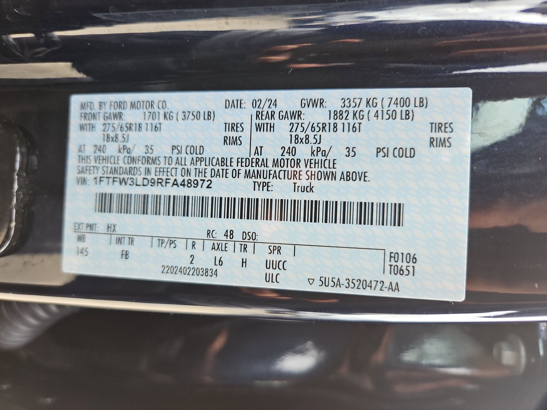 Used 2024 Ford F150 XLT w/ Equipment Group 302A MID image 35