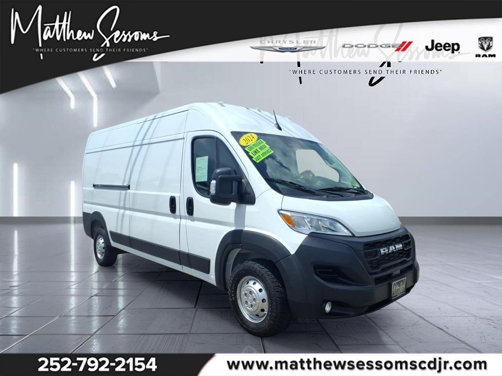 Used 2024 RAM ProMaster 2500 w/ Convenience Group