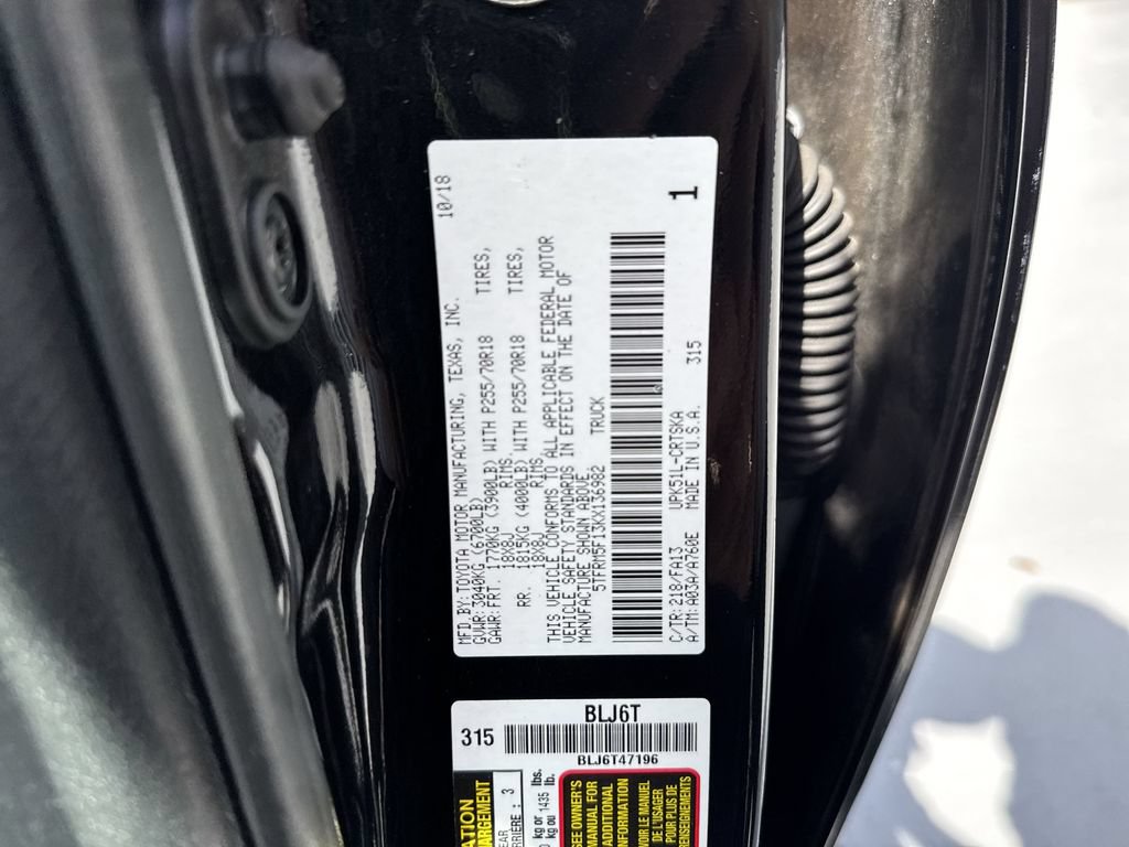 Used 2019 Toyota Tundra SR RWD image 58