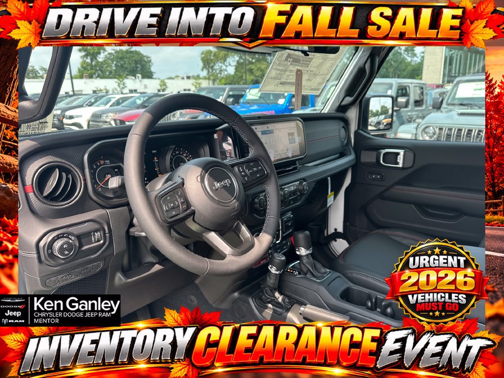 New 2026 Jeep Gladiator Rubicon w/ Steel Power Dome Hood Package AWD/4WD image 17