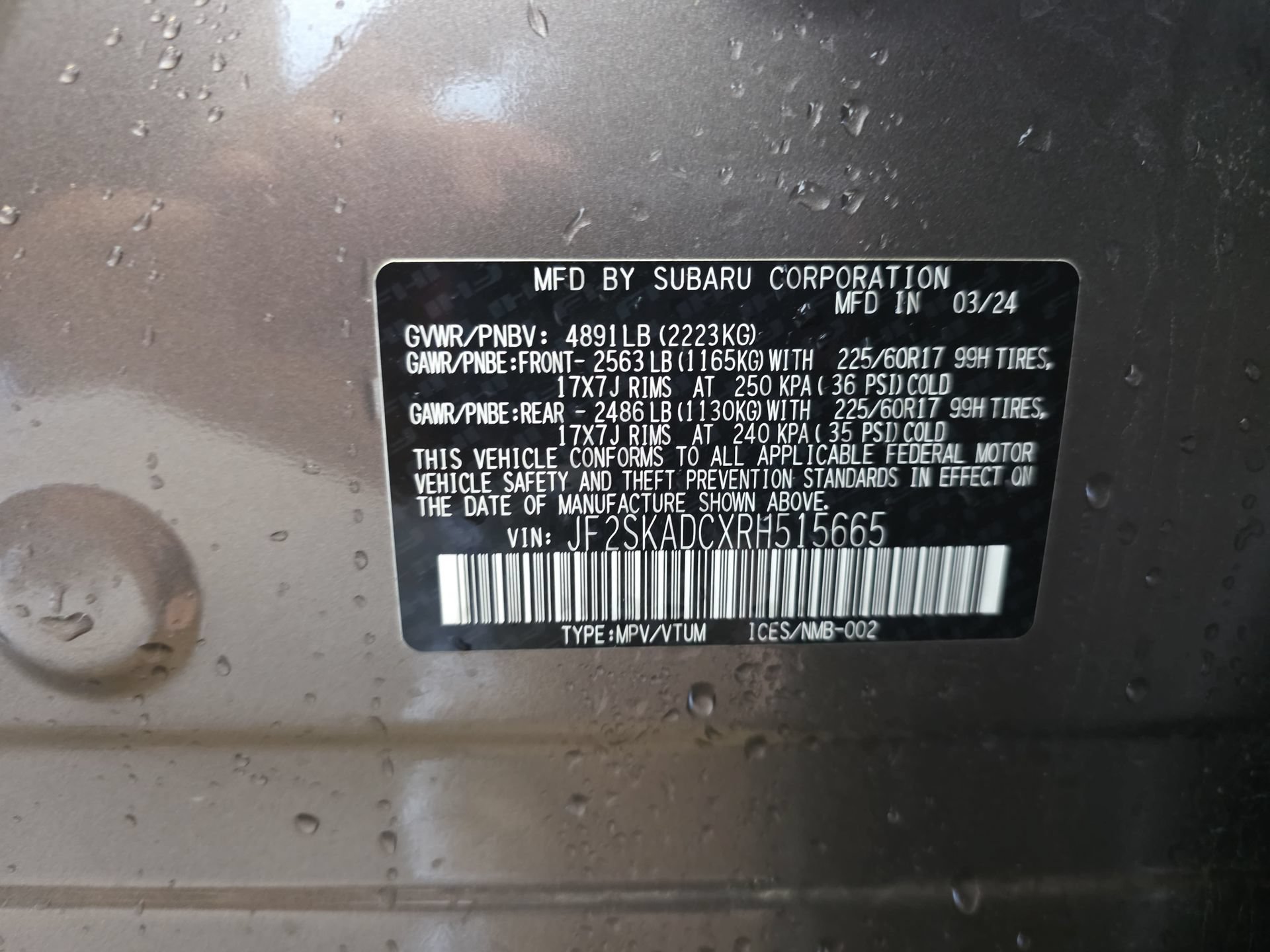 Used 2024 Subaru Forester Premium AWD/4WD image 34