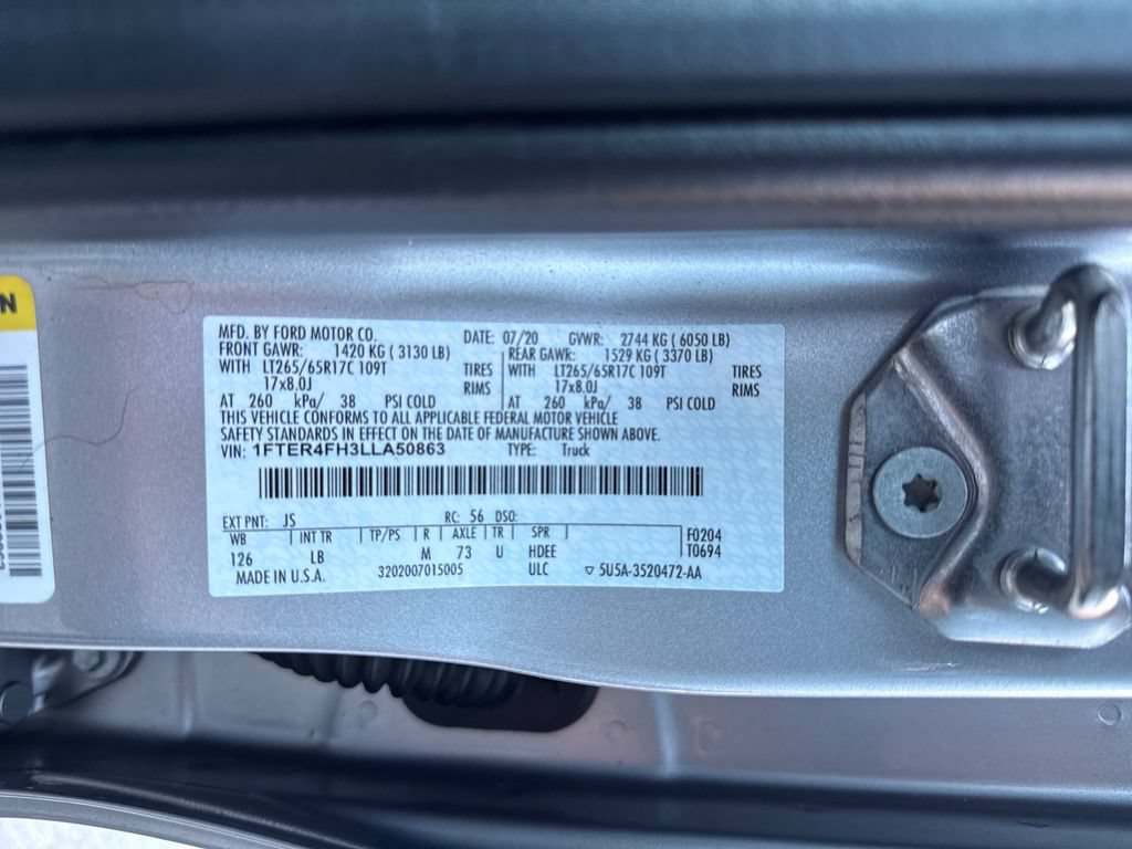 Used 2020 Ford Ranger XLT w/ Equipment Group 301A Mid AWD/4WD image 27