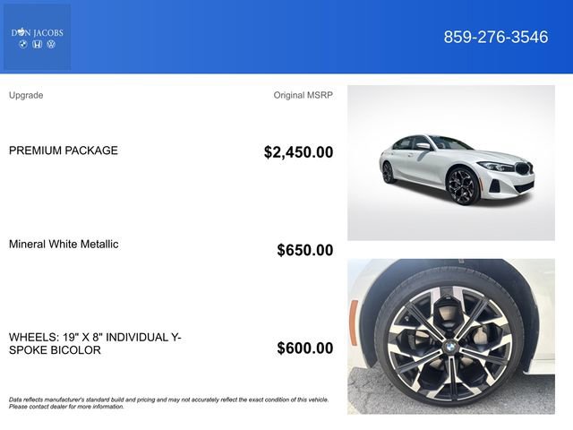 Used 2025 BMW 330i xDrive Sedan w/ Premium Package image 5