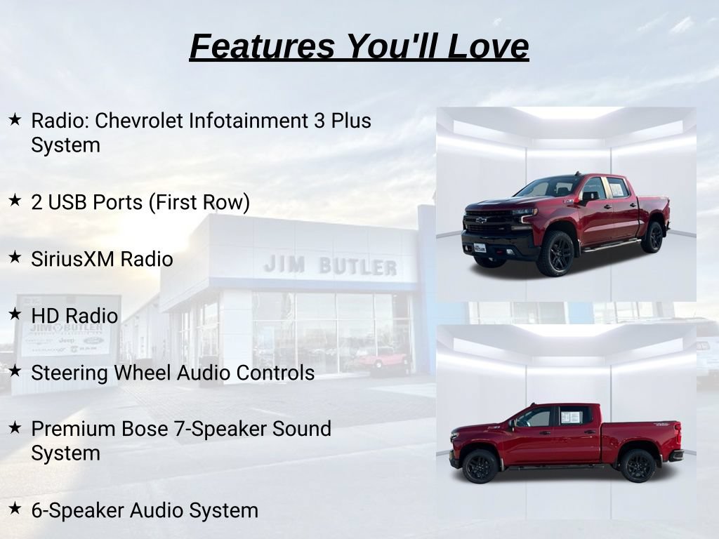 Used 2021 Chevrolet Silverado 1500 LT Trail Boss w/ Convenience Package II AWD/4WD image 42